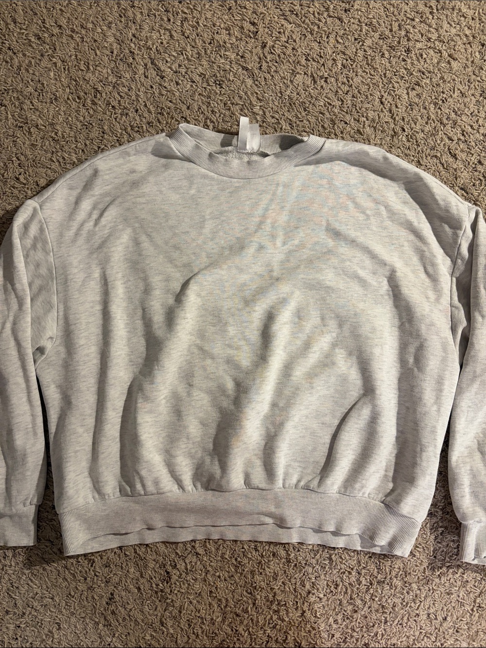 H&M Light Gray Crewneck Sweatshirt